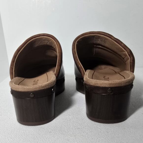 Vionic Kacie Comfort Ergonomic Women's Clog Mules EUR 38 US 7 Brown Leather - Picture 6 of 10